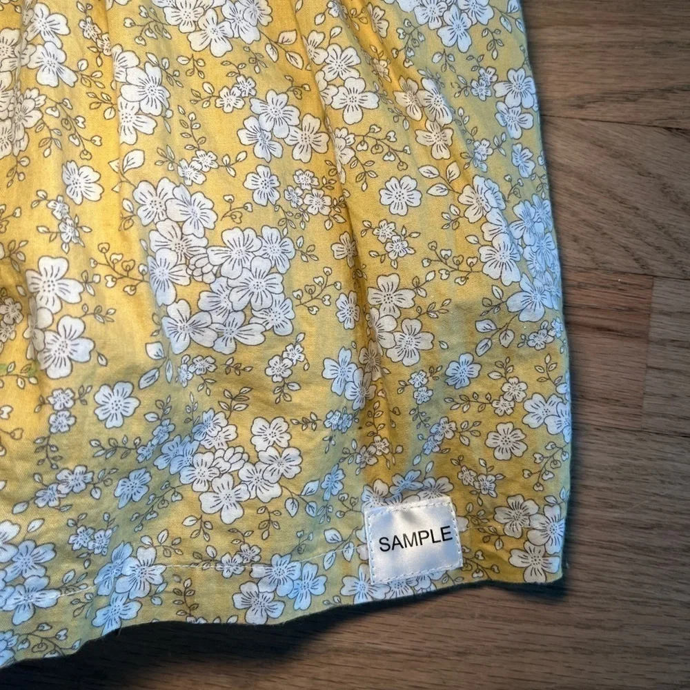 Little Lord & Lady Cotton Yellow Floral Fancy Dress Size 5/6 Years